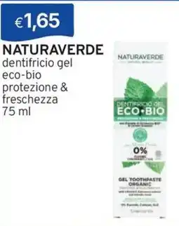 Sirene Blu NATURAVERDE dentifricio gel eco-bio offerta