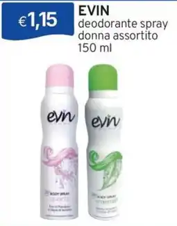 Sirene Blu EVIN deodorante spray donna assortito offerta