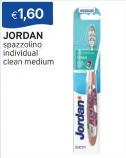 Sirene Blu Jordan spazzolino individual clean medium offerta