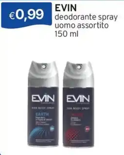 Sirene Blu EVIN deodorante spray uomo assortito offerta