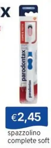 Sirene Blu parodontax spazzolino complete soft offerta