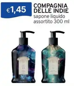 Sirene Blu COMPAGNIA DELLE INDIE sapone liquido assortito offerta