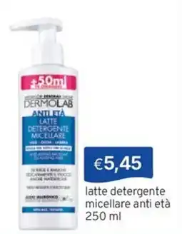 Sirene Blu Dermolab latte detergente micellare anti età offerta