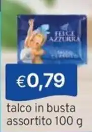 Sirene Blu Felce Azzurra talco offerta
