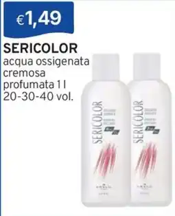 Sirene Blu SERICOLOR acqua ossigenata cremosa profumata offerta