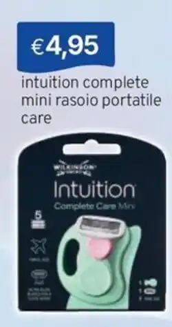 Sirene Blu Intuition complete mini rasoio portatile care offerta