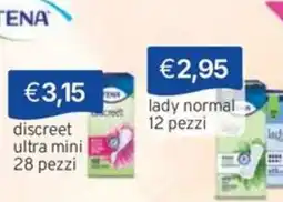 Sirene Blu TENA discreet ultra mini offerta