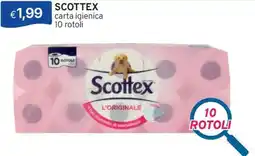 Sirene Blu SCOTTTEX carta igienica offerta