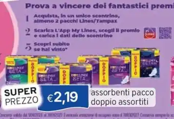 Assorbenti pacco doppio assortiti