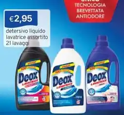 Sirene Blu Deox lavatrice offerta