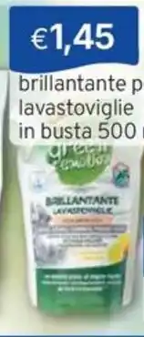 Sirene Blu green emolion brillantante per lavastoviglie in busta offerta