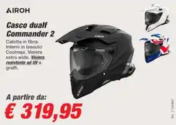 Bep's Casco dualf Commander 2 Airoh offerta