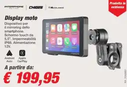 Bep's Display moto INTERPHONE offerta
