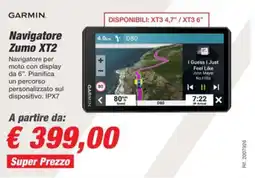 Bep's Garmin Navigatore Zumoto XT2 offerta