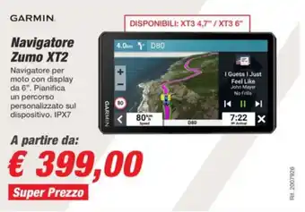 Garmin Navigatore Zumoto XT2
