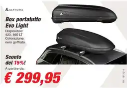 Bep's ALTHURA Box portatutto Evo Light offerta