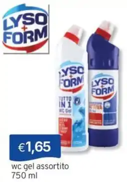 Sirene Blu Lysoform wc gel assortito offerta