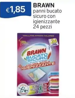 Sirene Blu BRAWN panni bucato sicuro con igienizzante offerta