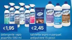 Sirene Blu detergente vapo Quarsar offerta