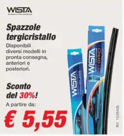 Bep's Spazzole tergicristallo WISTA offerta