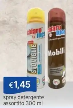 Sirene Blu chiaro luce spray detergente assortito offerta