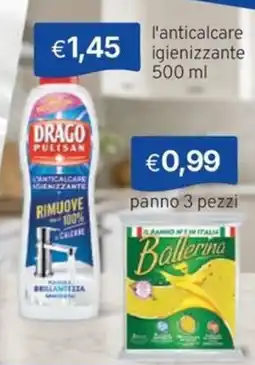 Sirene Blu Drago Pulisan l'anticalcare igienizzante offerta