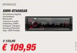Bep's KENWOOD KMM-BT408DAB offerta
