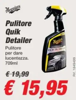 Bep's Meguiars Pulitore Quik Detailer offerta