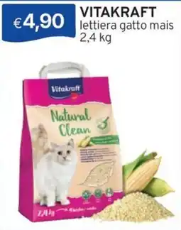 Sirene Blu Vitakraft lettiera gatto mais offerta