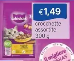 Sirene Blu whiskas crocchette assortite offerta