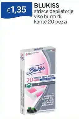 Sirene Blu BLUKISS strisce depilatorie viso burro di karitè offerta