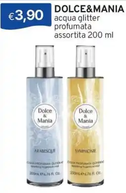 Sirene Blu Dolce & Mania acqua glitter profumata offerta