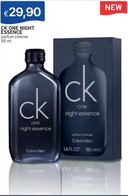 Sirene Blu CK ONE NIGHT ESSENCE parfum intense Calvin Klein offerta