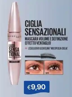 Sirene Blu Maybelline Lash Sensational offerta