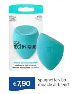 Sirene Blu Real Technique spugnetta viso miracle airblend offerta