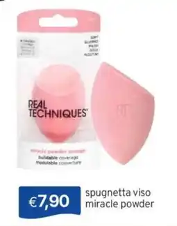 Sirene Blu Real Techniques spugnetta viso miracle powder offerta
