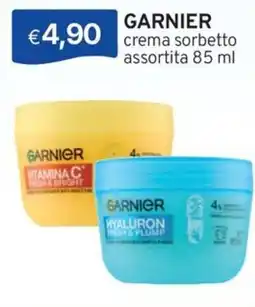 Sirene Blu GARNIER crema sorbetto offerta
