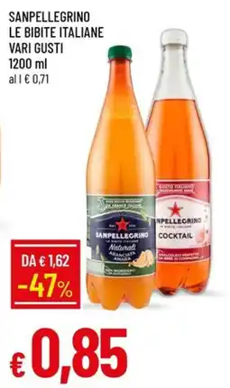 Galassia Sanpellegrino le bibite italiane offerta