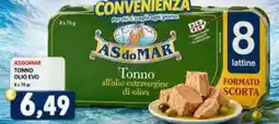 MercADone Asdomar tonno olio evo offerta