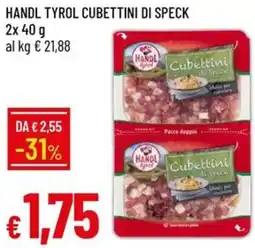 Galassia HANDL TYROL CUBETTINI DI SPECK offerta