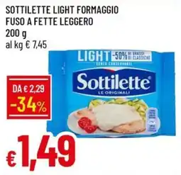 Galassia Sottilette Light Formaggio offerta