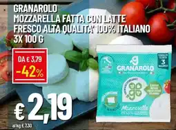 Galassia Mozzarella Granarolo offerta