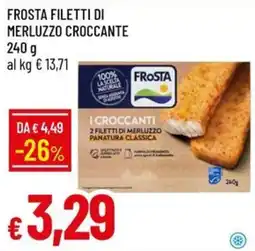 Galassia FROSTA FILETTI DI MERLUZZO CROCCANTE offerta