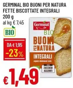 Galassia Germinal Bio Buoni per Natura Fette Biscottate Integrali offerta