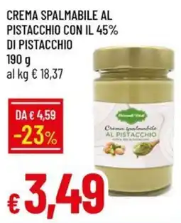 Galassia Crema spalmabile al pistacchio offerta
