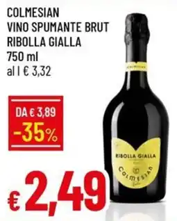 Galassia Colmesian Vino Spumante Brut Ribolla Gialla offerta