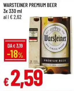 Galassia Warsteiner Premium Beer offerta