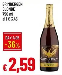 Galassia Grimbergen Blonde offerta