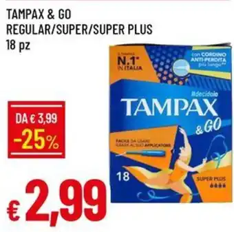 Galassia TAMPAX & GO offerta