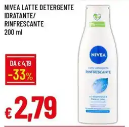 Galassia NIVEA Latte Detergente Idratante/Rinfrescante offerta
